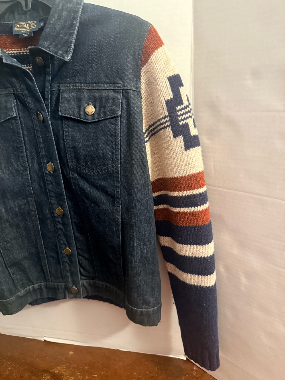 Pendleton Women's Athena Lambswool Sweater Jacket size S - Picture 3 of 10